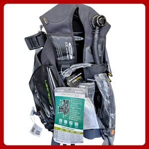 TUSA Liberator Sigma II Scuba Diving BCD Jacket Size L/XL Black NWT BC0101